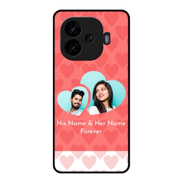 iQOO Neo 10R 5G Custom Glass Phone Case - Couple Pic Upload Design iQOO Neo 10R 5G Custom Glass Phone Case - Couple Pic Upload Design