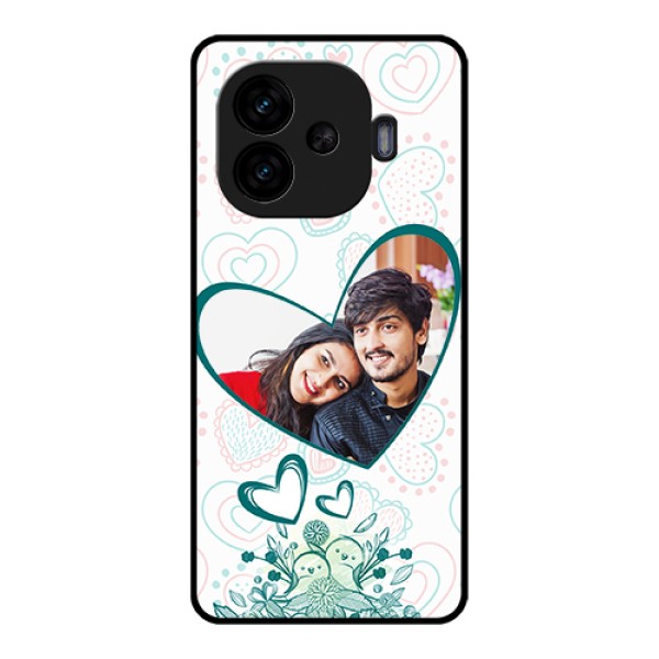 iQOO Neo 10R 5G Custom Glass Phone Case - Premium Couple Design