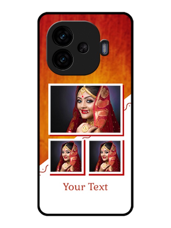 Custom iQOO Neo 10R 5G Custom Glass Phone Case - Wedding Memories Design