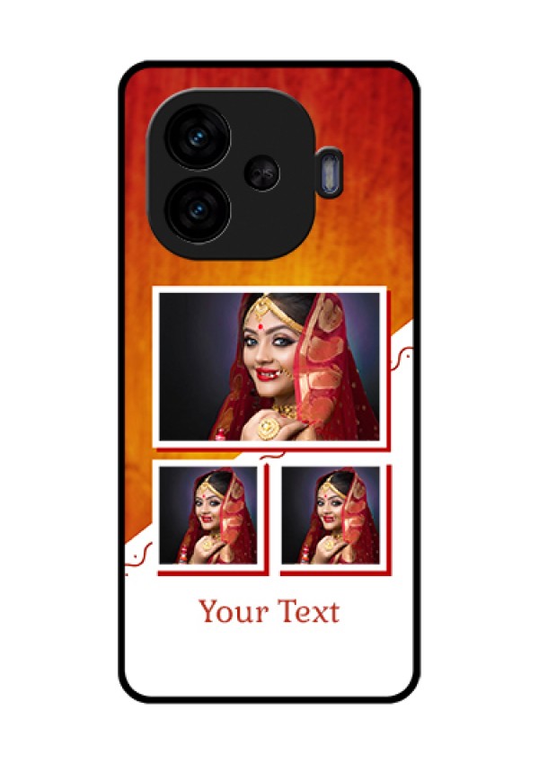 iQOO Neo 10R 5G Custom Glass Phone Case - Wedding Memories Design
