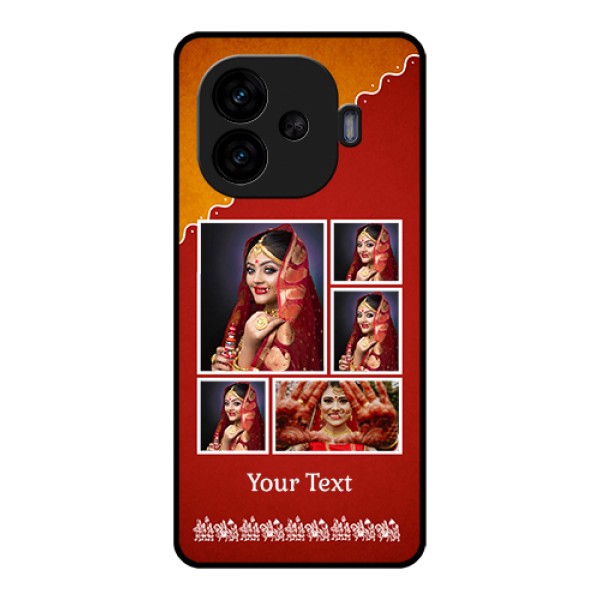 iQOO Neo 10R 5G Custom Glass Phone Case - Wedding Pic Upload Design iQOO Neo 10R 5G Custom Glass Phone Case - Wedding Pic Upload Design