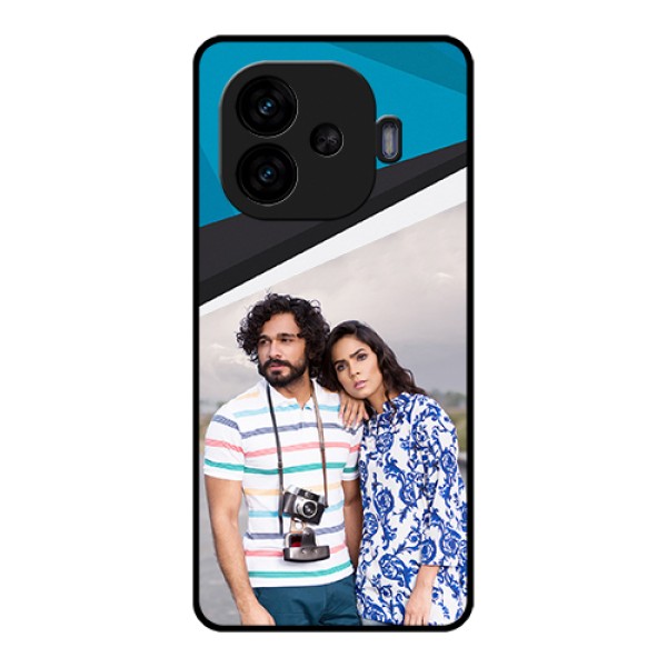 iQOO Neo 10R 5G Custom Glass Phone Case - Simple Pattern Photo Upload Design iQOO Neo 10R 5G Custom Glass Phone Case - Simple Pattern Photo Upload Design