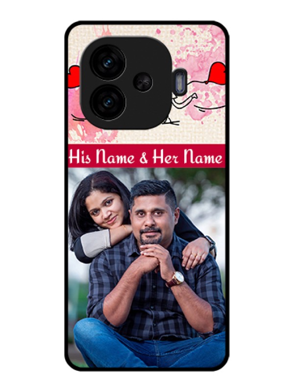 Custom iQOO Neo 10R 5G Custom Glass Phone Case - You And Me Case Design