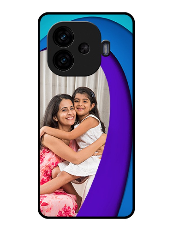 Custom iQOO Neo 10R 5G Custom Glass Phone Case - Simple Pattern Design