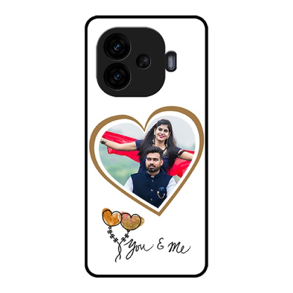iQOO Neo 10R 5G Custom Glass Phone Case - You & Me Design