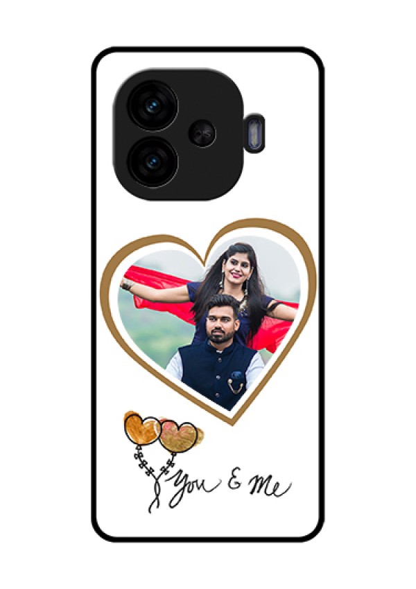 iQOO Neo 10R 5G Custom Glass Phone Case - You & Me Design