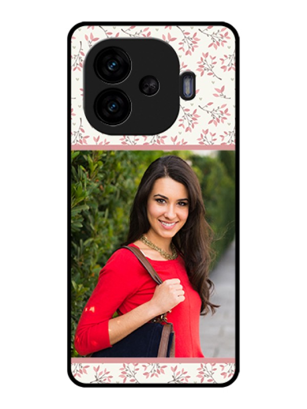 Custom iQOO Neo 10R 5G Custom Glass Phone Case - Stunning Floral Design