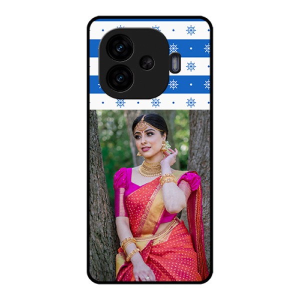 iQOO Neo 10R 5G Custom Glass Phone Case - Snow Pattern Design