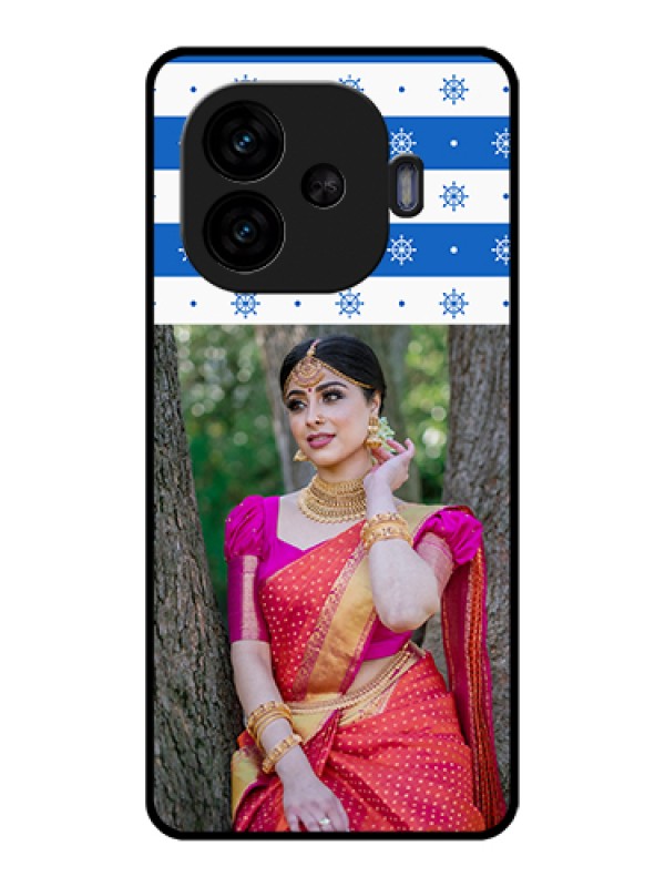 Custom iQOO Neo 10R 5G Custom Glass Phone Case - Snow Pattern Design