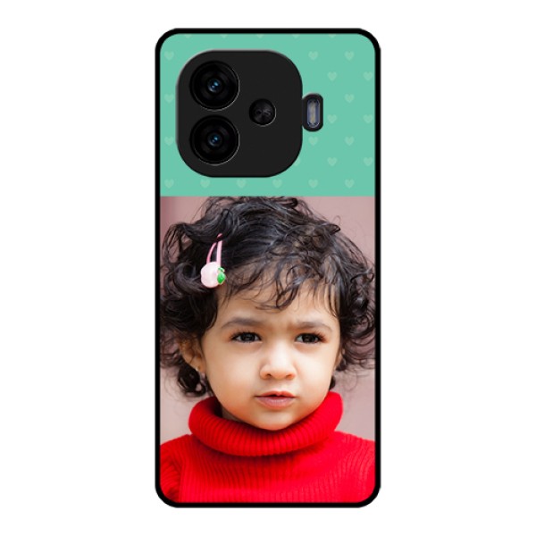 iQOO Neo 10R 5G Custom Glass Phone Case - Lovers Picture Design