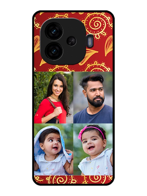 Custom iQOO Neo 10R 5G Custom Glass Phone Case - 4 Image Traditional Design