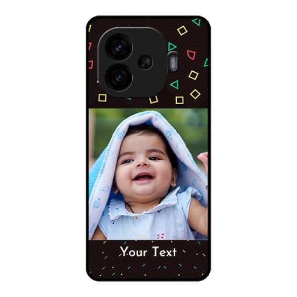 iQOO Neo 10R 5G Custom Glass Phone Case - With Confetti Birthday Design iQOO Neo 10R 5G Custom Glass Phone Case - With Confetti Birthday Design