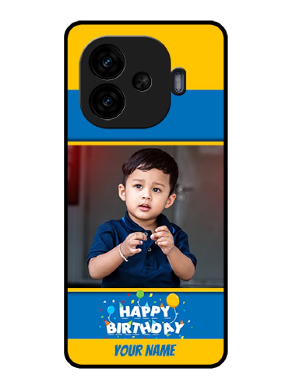 Custom iQOO Neo 10R 5G Custom Glass Phone Case - Birthday Wishes Design