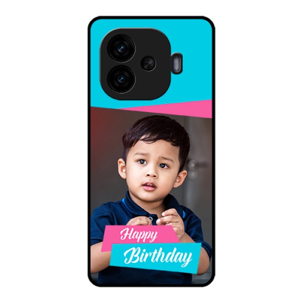 iQOO Neo 10R 5G Custom Glass Phone Case - Image Holder With 2 Color Design iQOO Neo 10R 5G Custom Glass Phone Case - Image Holder With 2 Color Design