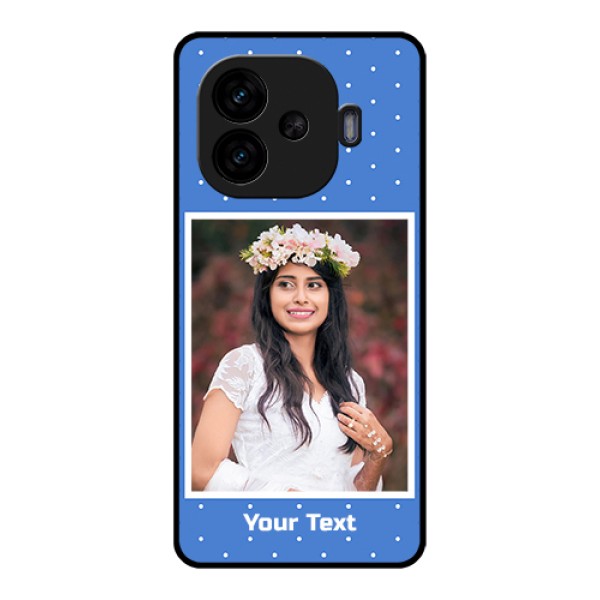 iQOO Neo 10R 5G Custom Glass Phone Case - Polka Dots Design