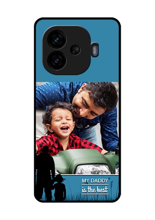 iQOO Neo 10R 5G Custom Glass Phone Case - Best Dad Design