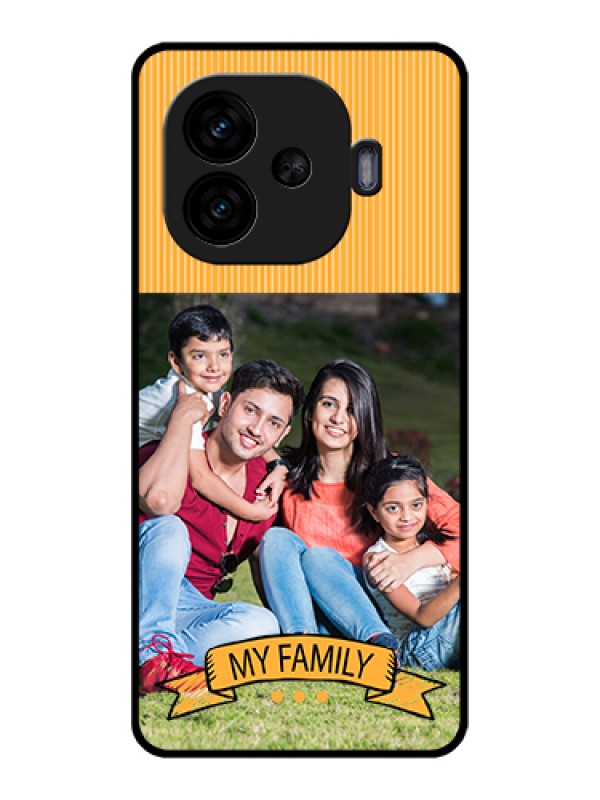Custom iQOO Neo 10R 5G Custom Glass Phone Case - My Family Design
