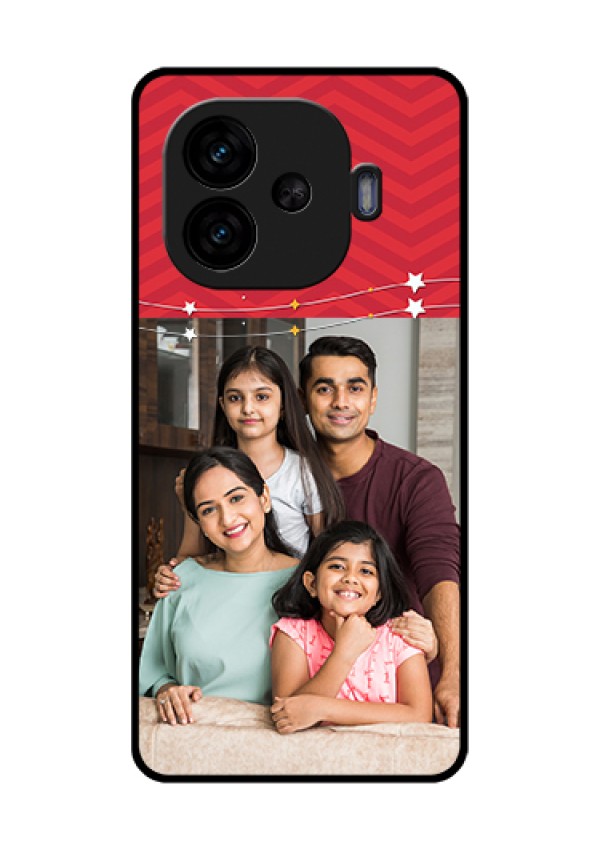 iQOO Neo 10R 5G Custom Glass Phone Case - Happy Family Design