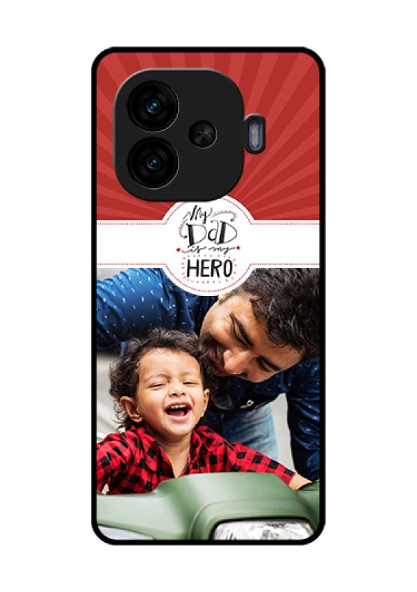 iQOO Neo 10R 5G Custom Glass Phone Case - My Dad Hero Design