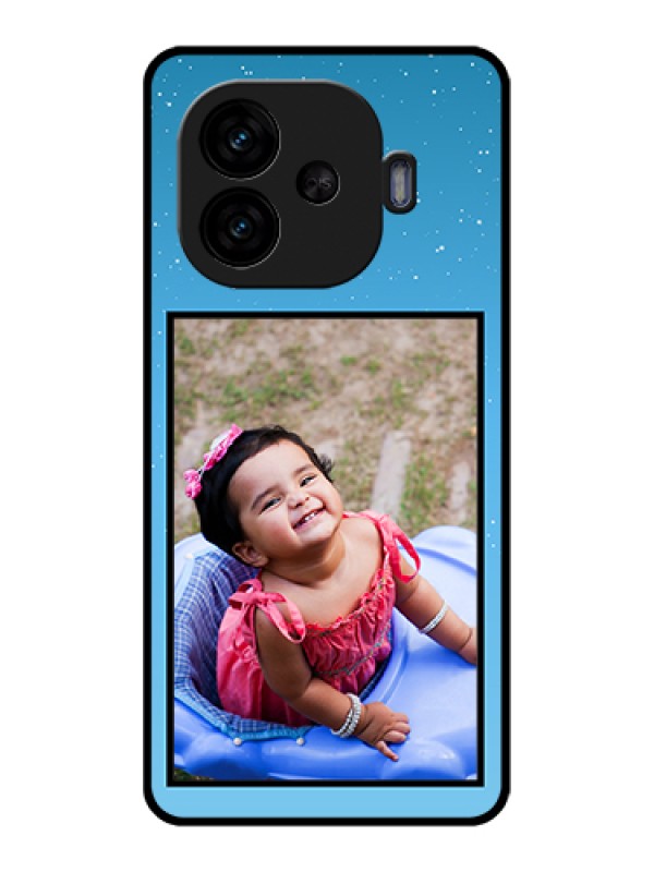 Custom iQOO Neo 10R 5G Custom Glass Phone Case - Wave Pattern Colorful Design