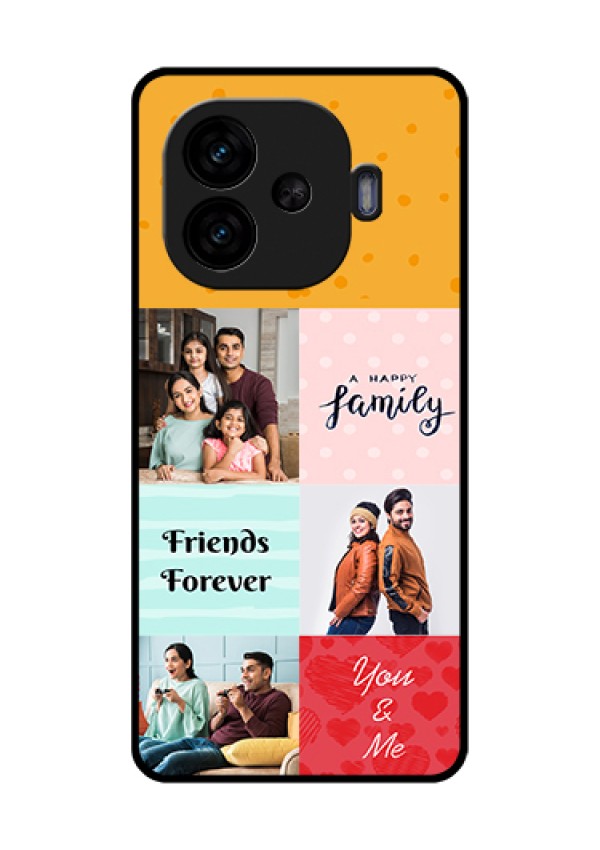 iQOO Neo 10R 5G Custom Glass Phone Case - Images With Quotes Design