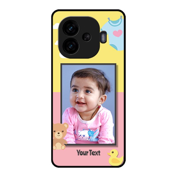iQOO Neo 10R 5G Custom Glass Phone Case - Kids 2 Color Design
