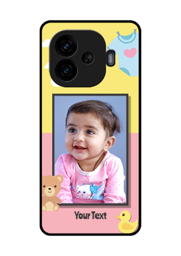 iQOO Neo 10R 5G Custom Glass Phone Case - Kids 2 Color Design