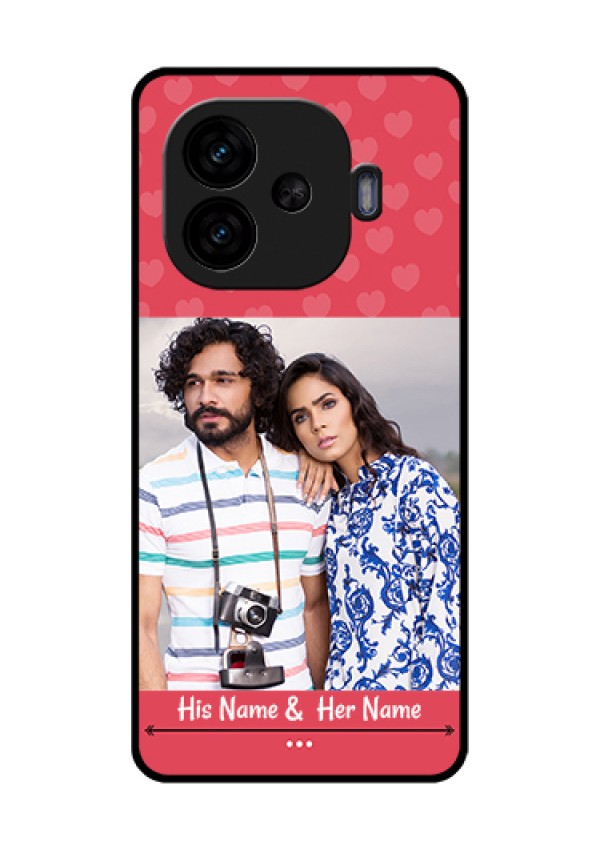 iQOO Neo 10R 5G Custom Glass Phone Case - Simple Love Design