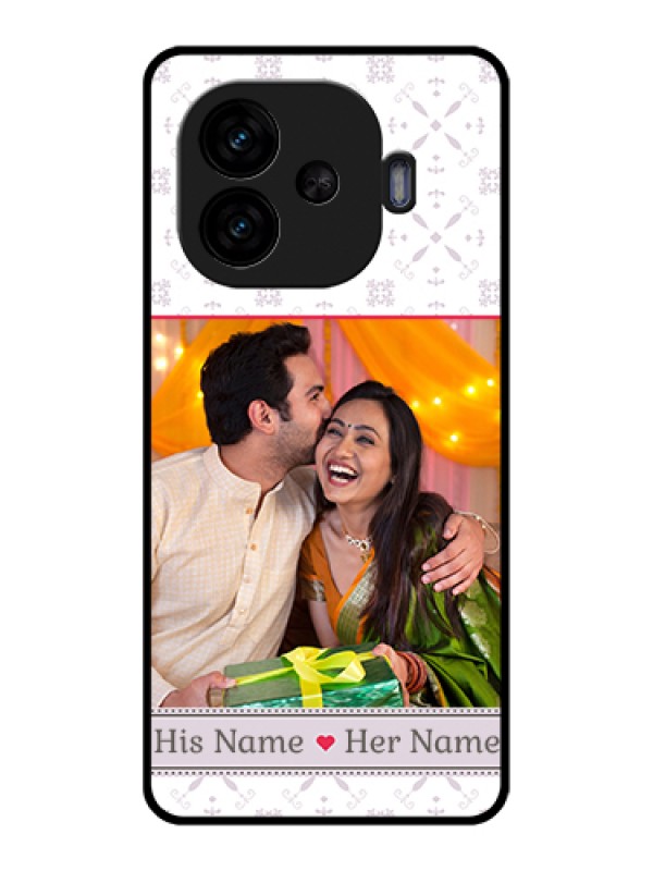 Custom iQOO Neo 10R 5G Custom Glass Phone Case - With Photo And Ethnic Design