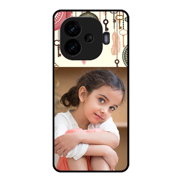 iQOO Neo 10R 5G Custom Glass Phone Case - Boho Style Design