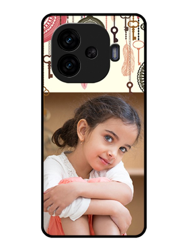 Custom iQOO Neo 10R 5G Custom Glass Phone Case - Boho Style Design