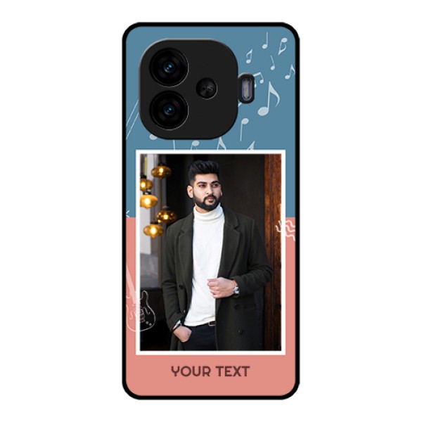 iQOO Neo 10R 5G Custom Glass Phone Case - With Color Musical Note Design iQOO Neo 10R 5G Custom Glass Phone Case - With Color Musical Note Design