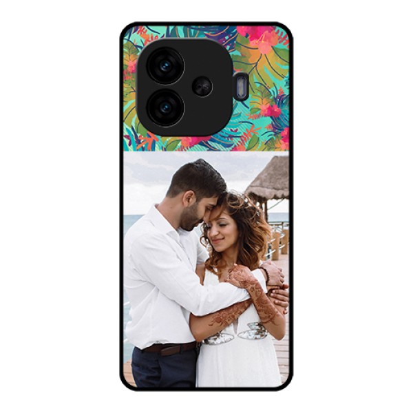 iQOO Neo 10R 5G Custom Glass Phone Case - Watercolor Floral Design iQOO Neo 10R 5G Custom Glass Phone Case - Watercolor Floral Design