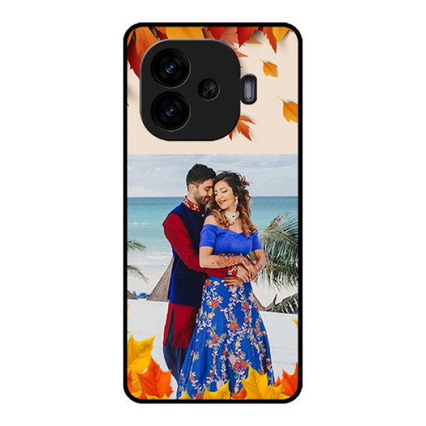 iQOO Neo 10R 5G Custom Glass Phone Case - Autumn Maple Leaves Design iQOO Neo 10R 5G Custom Glass Phone Case - Autumn Maple Leaves Design