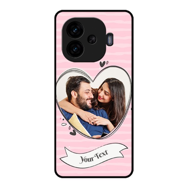 iQOO Neo 10R 5G Custom Glass Phone Case - Vintage Heart Design