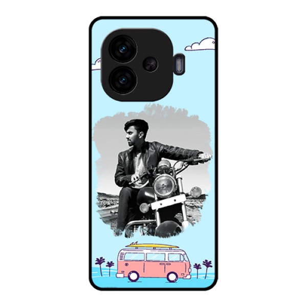 iQOO Neo 10R 5G Custom Glass Phone Case - Travel & Adventure Design