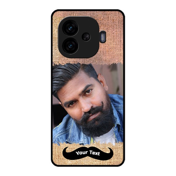 iQOO Neo 10R 5G Custom Glass Phone Case - With Texture Design