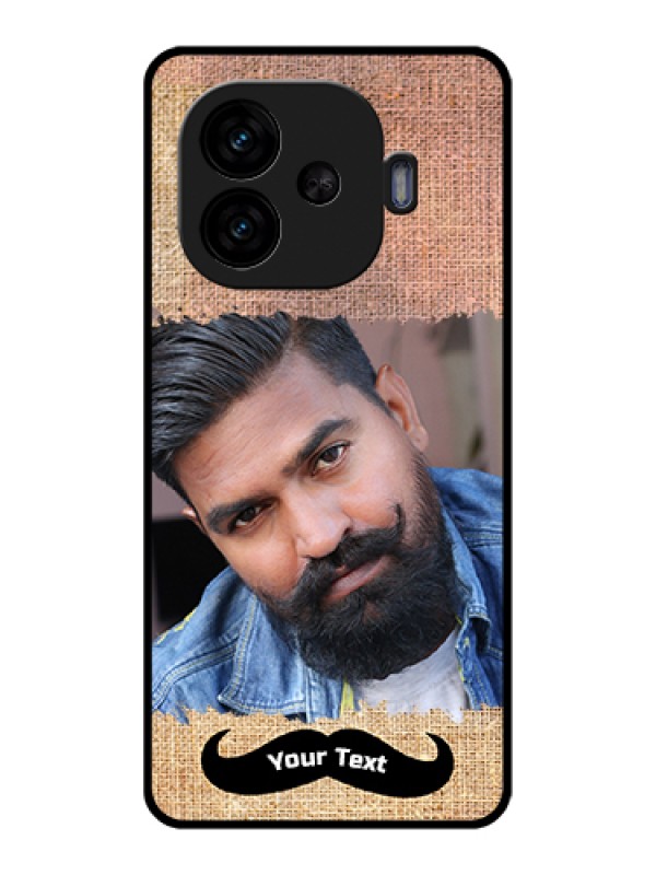 Custom iQOO Neo 10R 5G Custom Glass Phone Case - With Texture Design