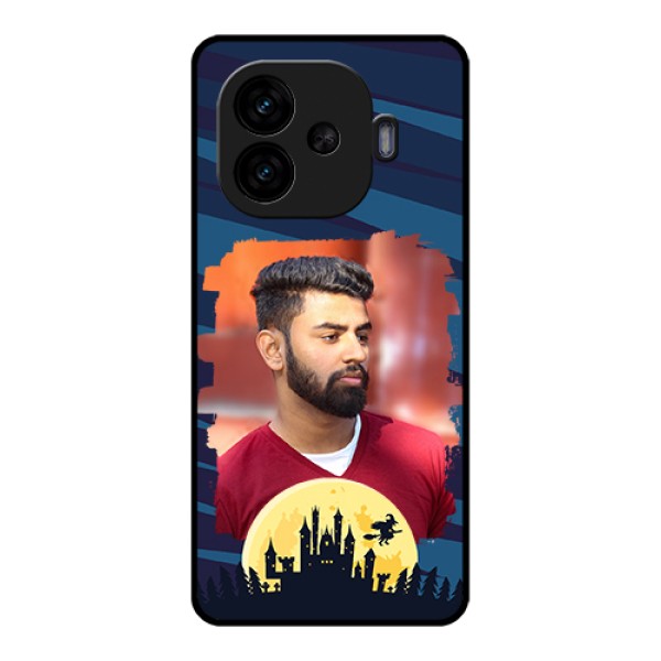 iQOO Neo 10R 5G Custom Glass Phone Case - Halloween Witch Design