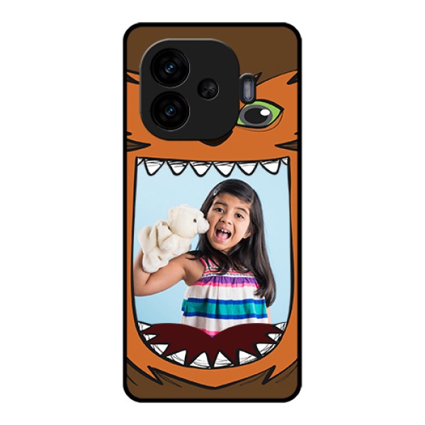 iQOO Neo 10R 5G Custom Glass Phone Case - Owl Monster Back Case Design iQOO Neo 10R 5G Custom Glass Phone Case - Owl Monster Back Case Design