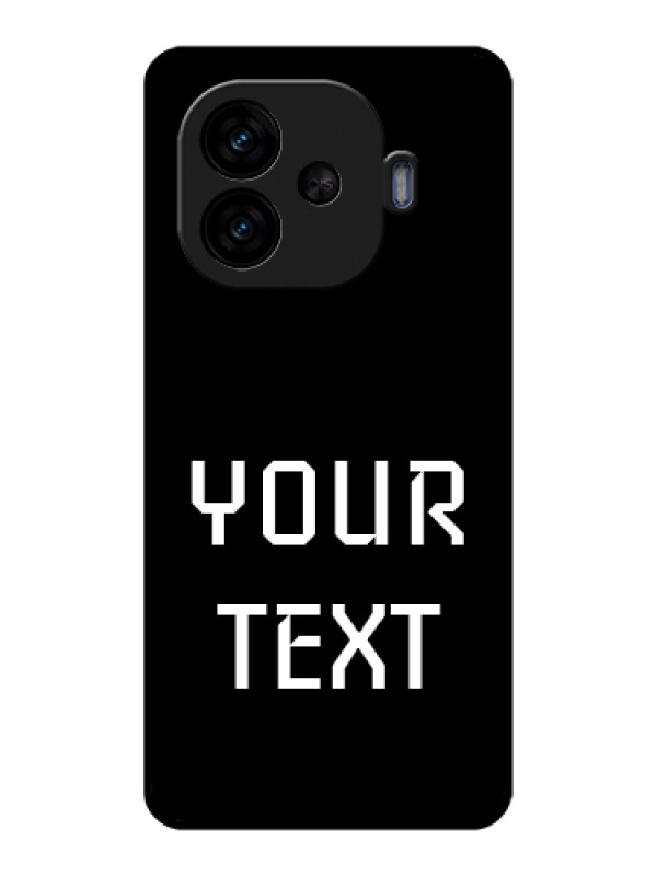 Custom iQOO Neo 10R 5G Custom Glass Phone Case - Your Name Design