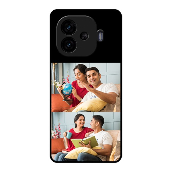 iQOO Neo 10R 5G Custom Glass Phone Case - 2 Images Design