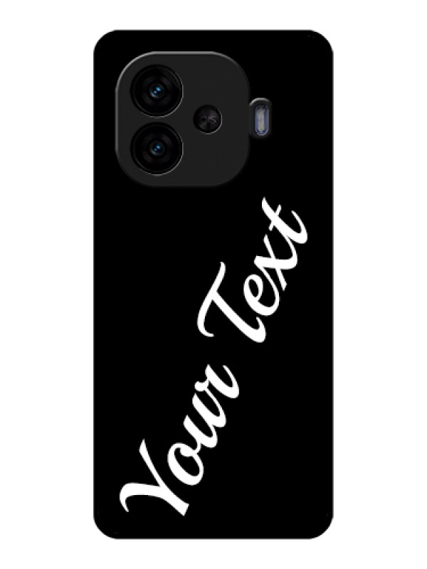 Custom iQOO Neo 10R 5G Custom Glass Phone Case - With Your Name Design