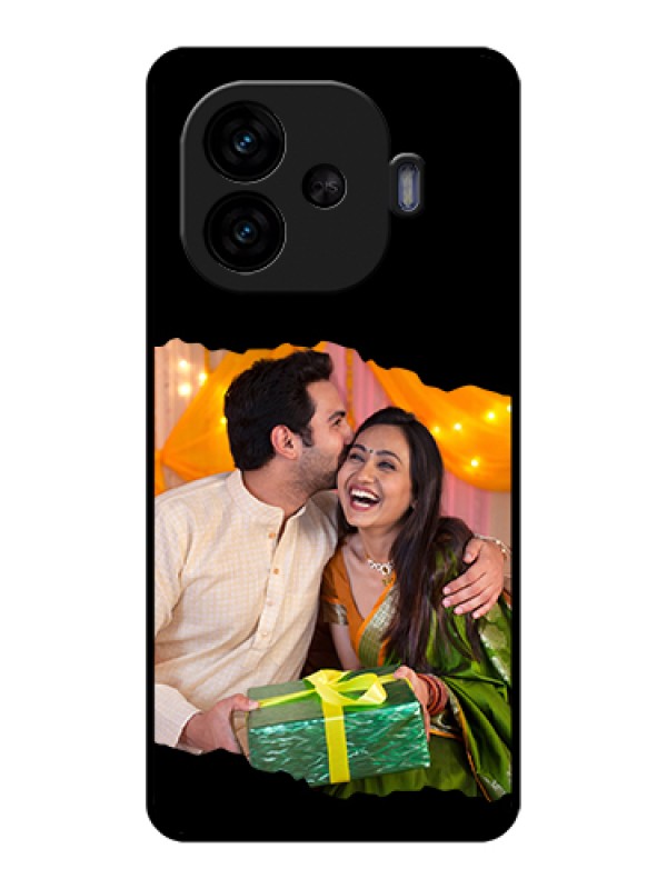 Custom iQOO Neo 10R 5G Custom Glass Phone Case - Tear - Off Design