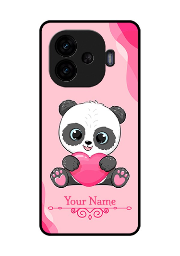 iQOO Neo 10R 5G Custom Glass Phone Case - Cute Panda Design