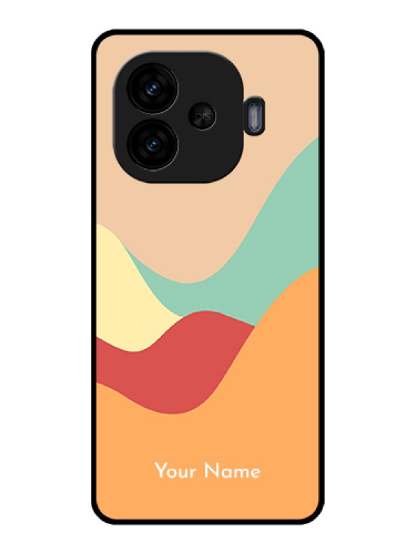 Custom iQOO Neo 10R 5G Custom Glass Phone Case - Ocean Waves Multi - Colour Design