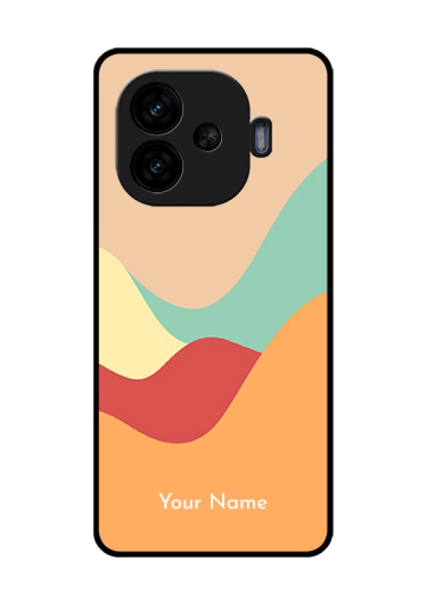 iQOO Neo 10R 5G Custom Glass Phone Case - Ocean Waves Multi - Colour Design