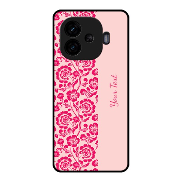 iQOO Neo 10R 5G Custom Glass Phone Case - Attractive Floral Pattern Design iQOO Neo 10R 5G Custom Glass Phone Case - Attractive Floral Pattern Design