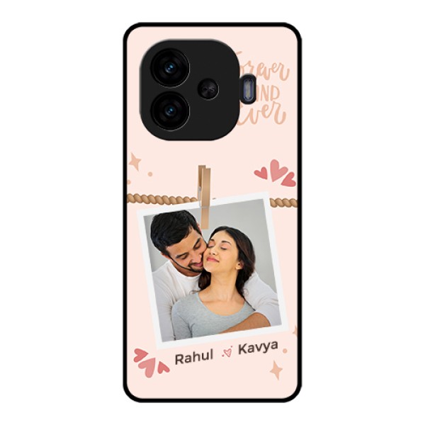 iQOO Neo 10R 5G Custom Glass Phone Case - Forever And Ever Love Design iQOO Neo 10R 5G Custom Glass Phone Case - Forever And Ever Love Design