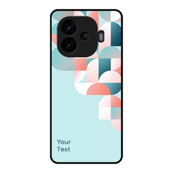 iQOO Neo 10R 5G Custom Glass Phone Case - Stylish Semi - Circle Pattern Design iQOO Neo 10R 5G Custom Glass Phone Case - Stylish Semi - Circle Pattern Design